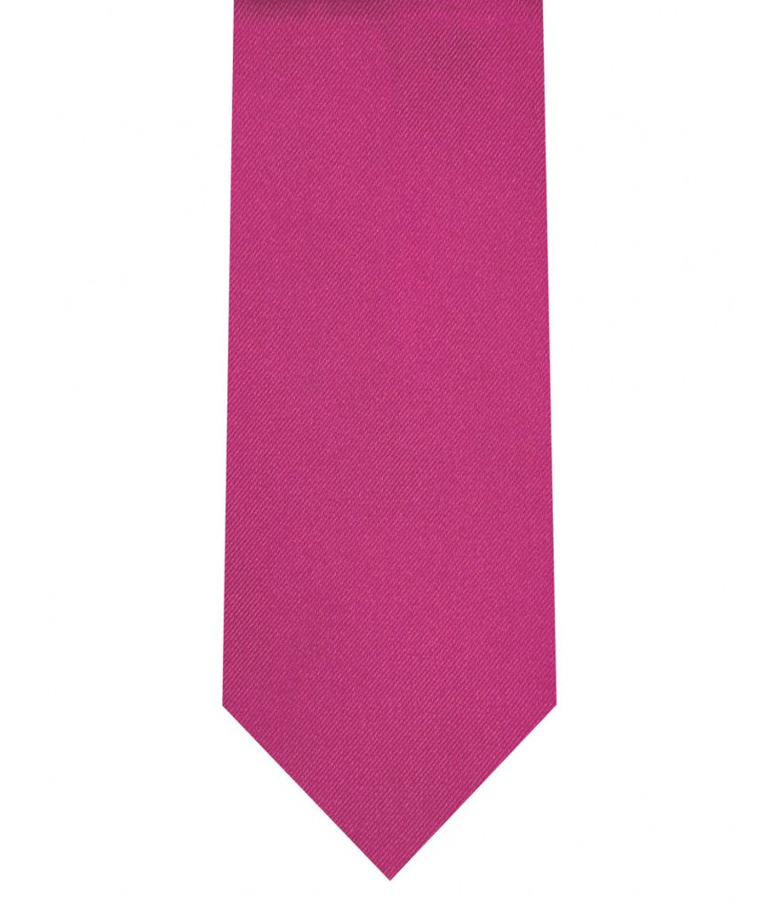 Tie and Pocket Square Set Fuchsia