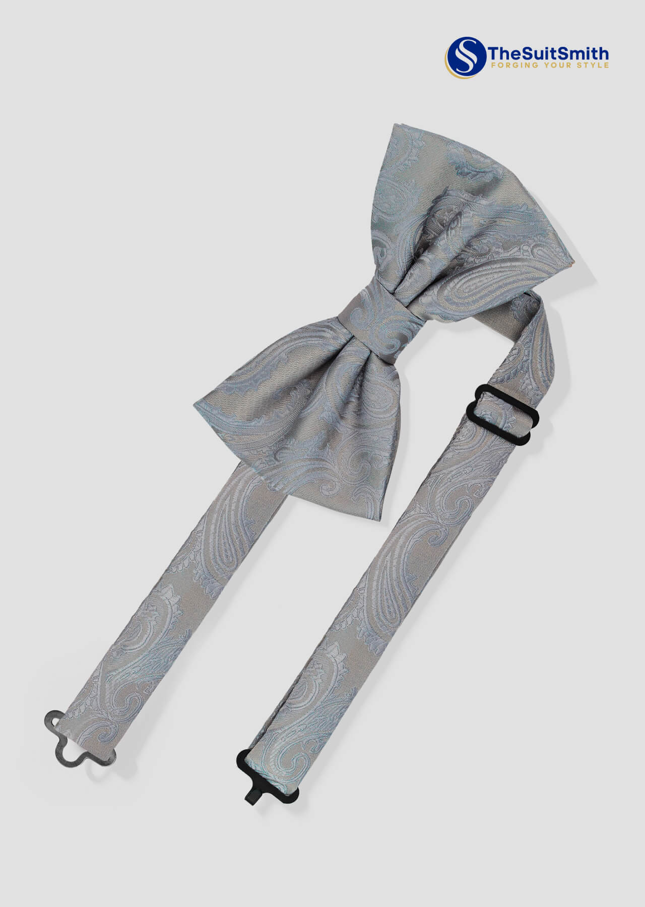 Grey Designer Bow Tie