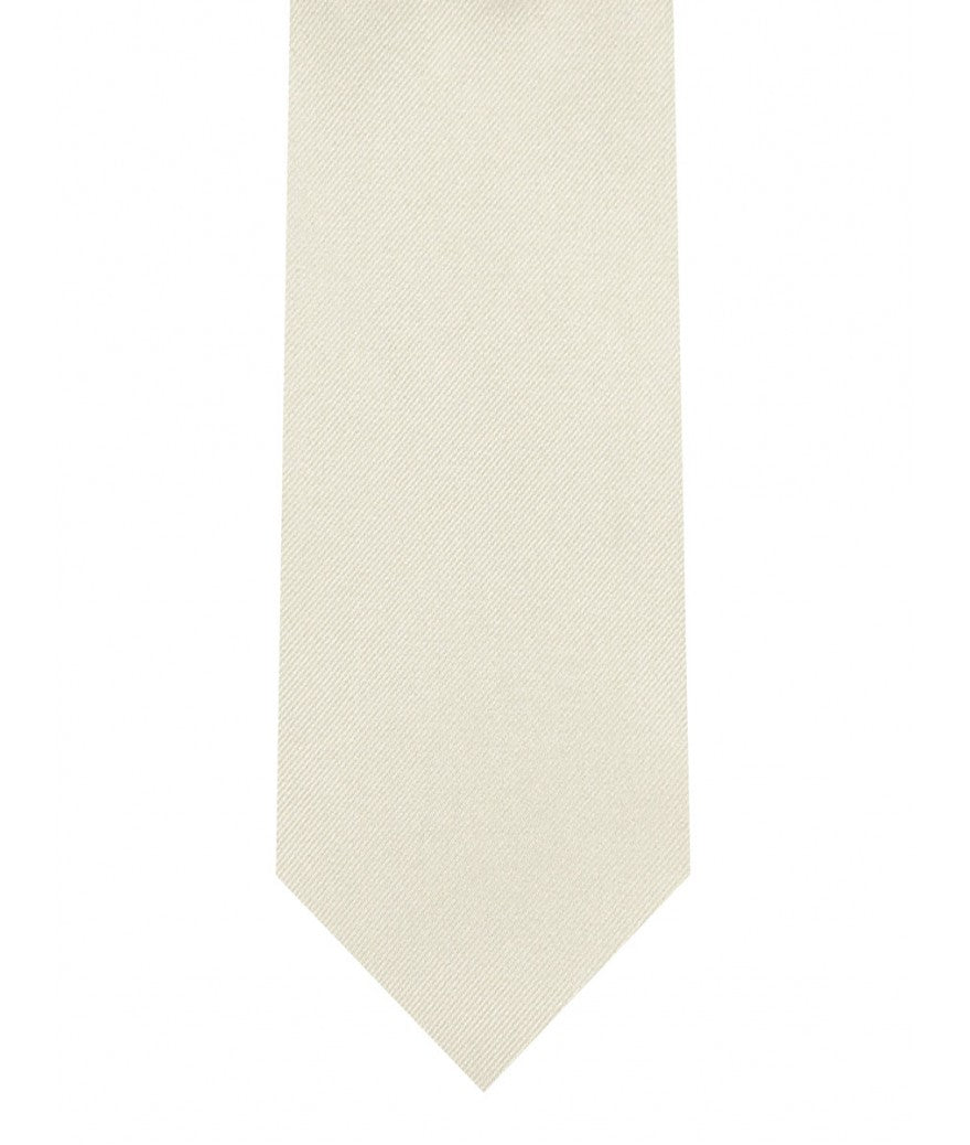 Tie and Pocket Square Set Ivory