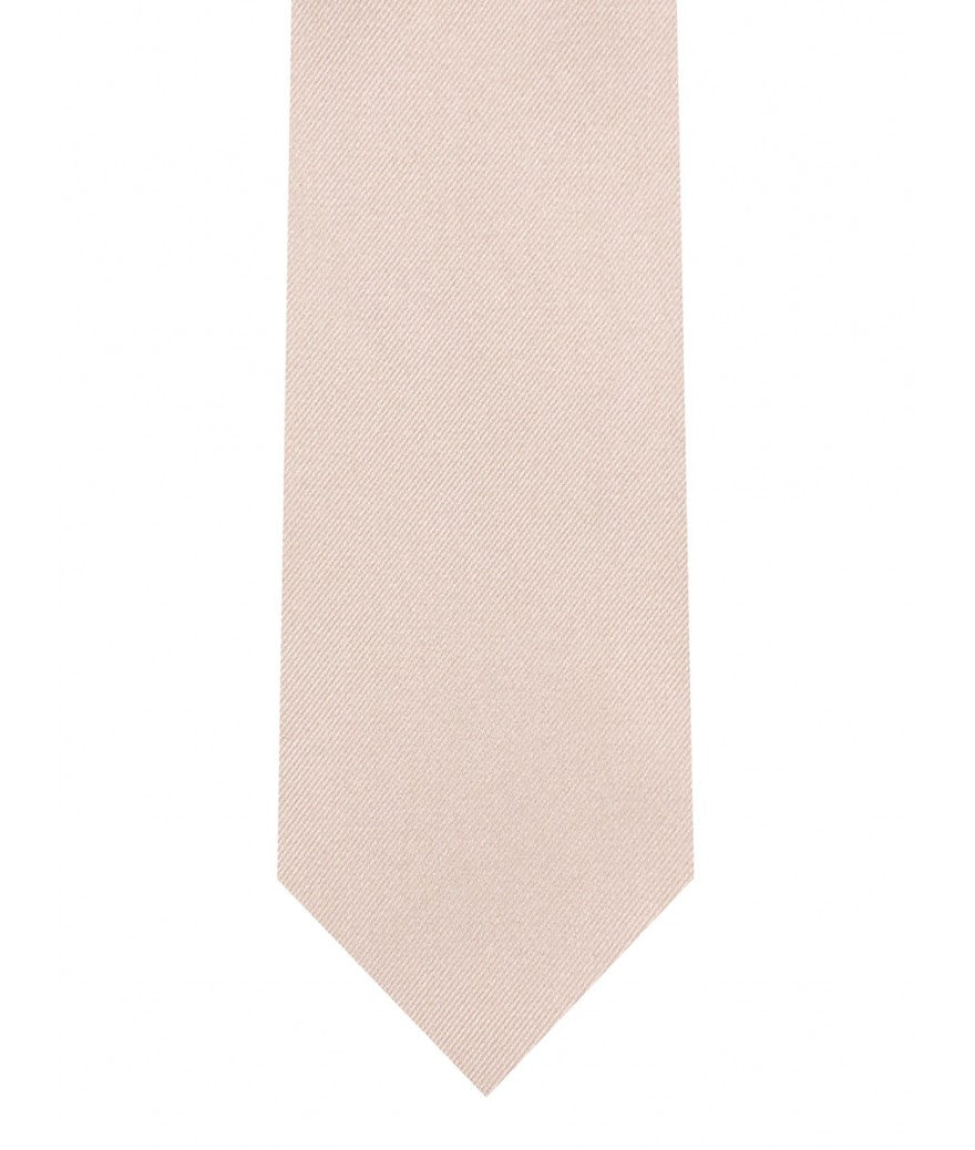 Tie and Pocket Square Set Light Blush