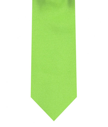 Tie and Pocket Square Set Lime