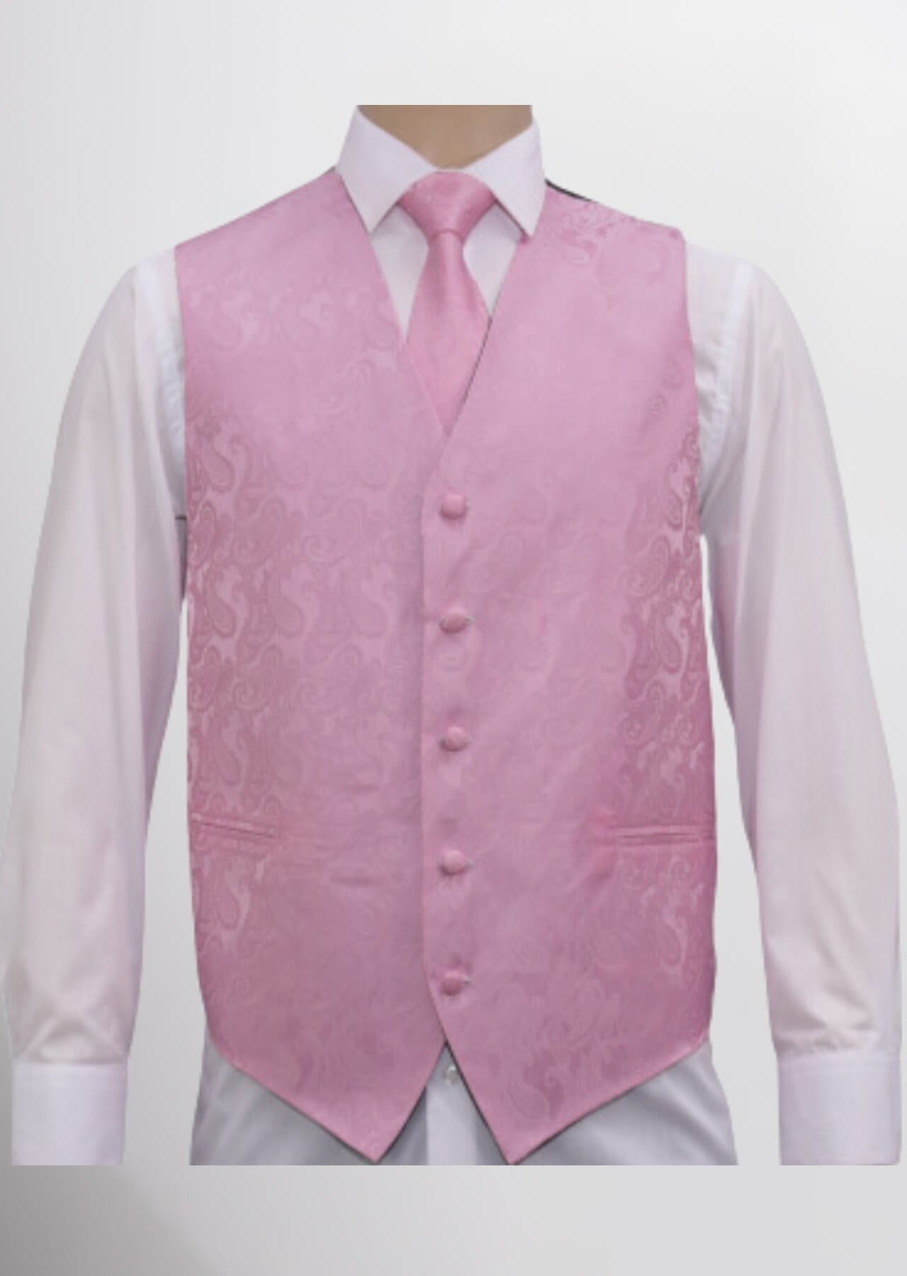 Men's Microfiber Paisley Vest