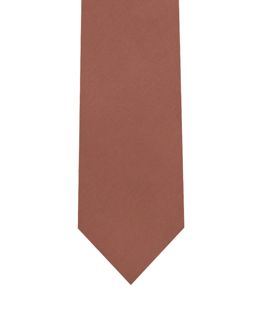 Tie and Pocket Square Set Nutmeg