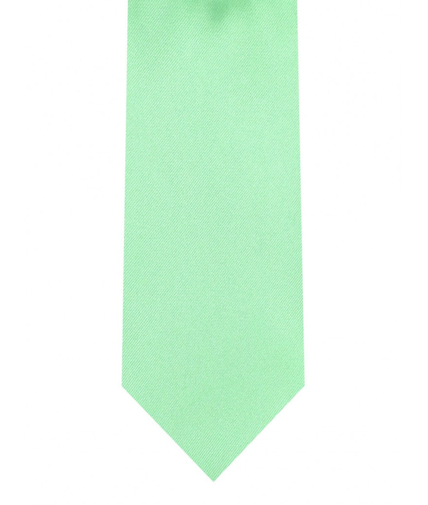 Tie and Pocket Square Set Pastel Green