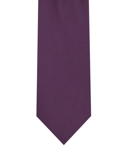 Tie and Pocket Square Set Plum