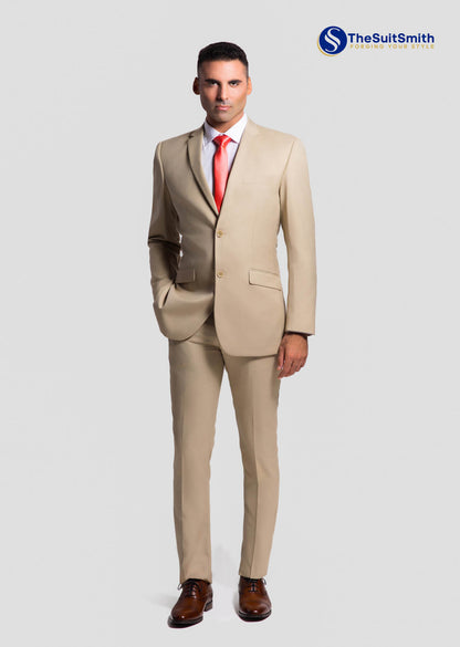 2 Piece Suit (Beige)