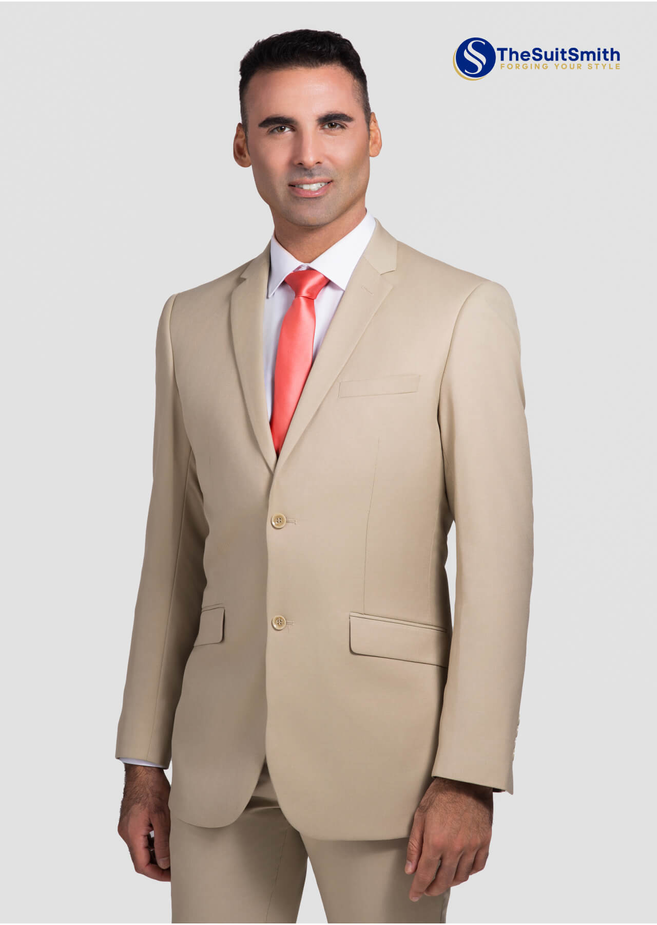 2 Piece Suit (Beige)