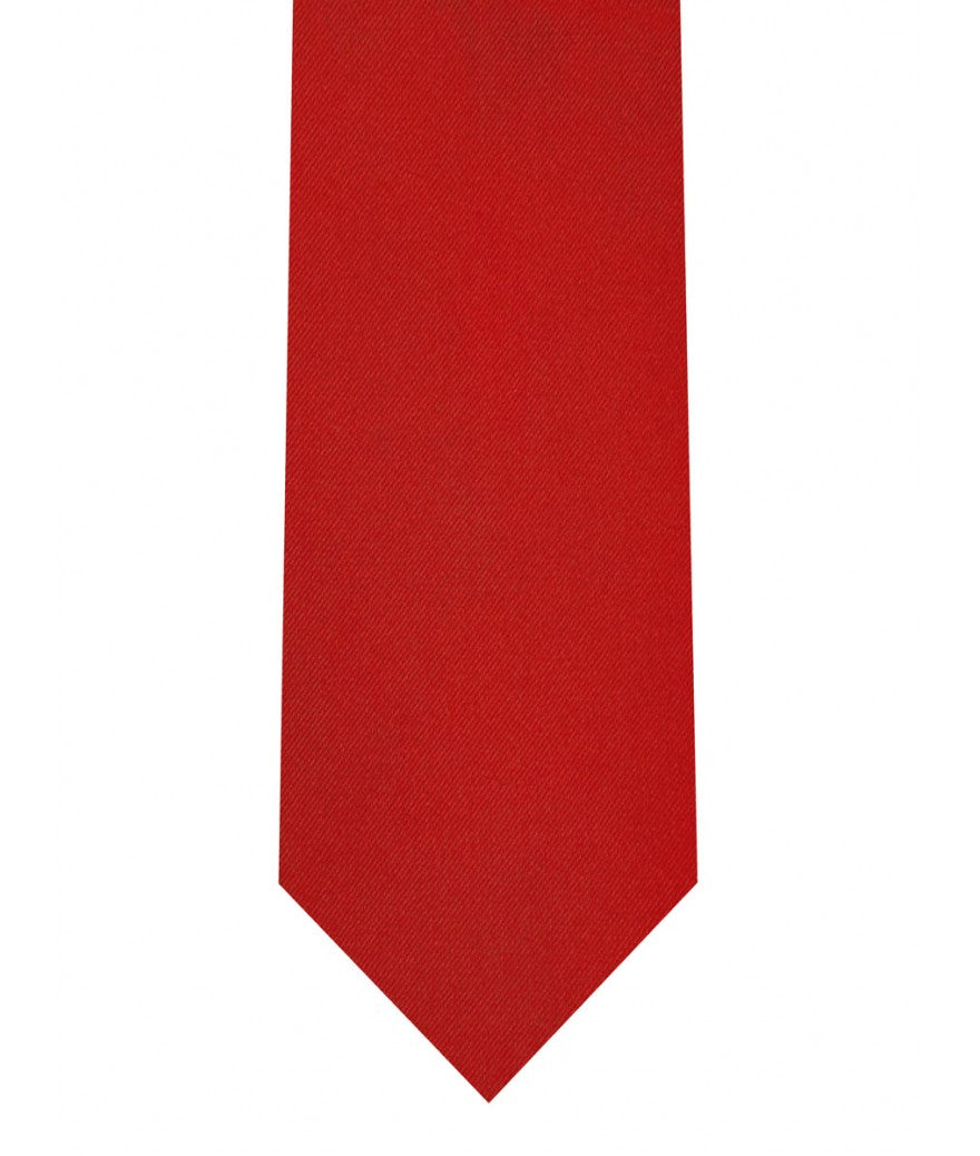 Tie and Pocket Square Set True Red