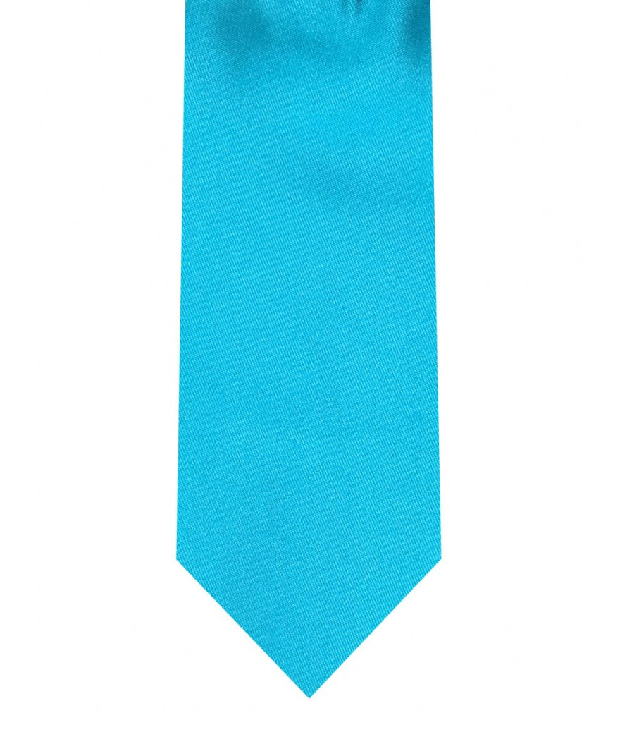 Tie and Pocket Square Set Turquoise