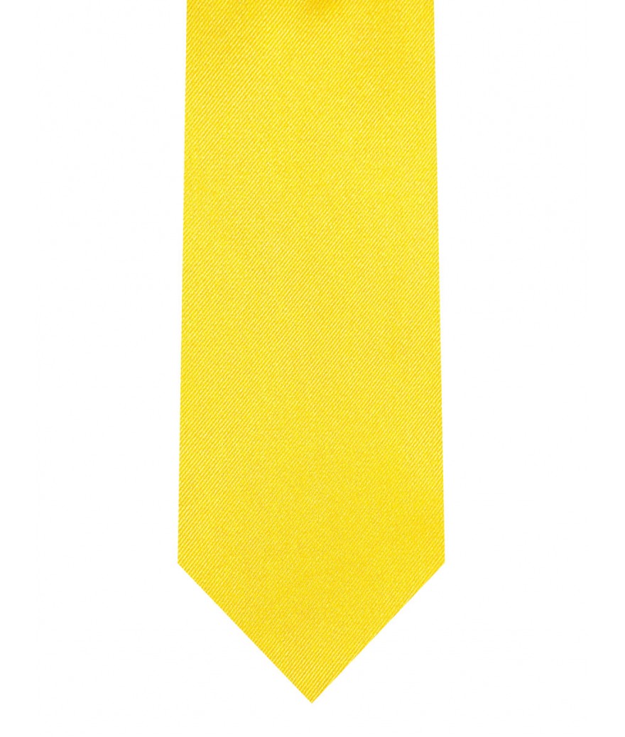 Tie and Pocket Square Set Yellow