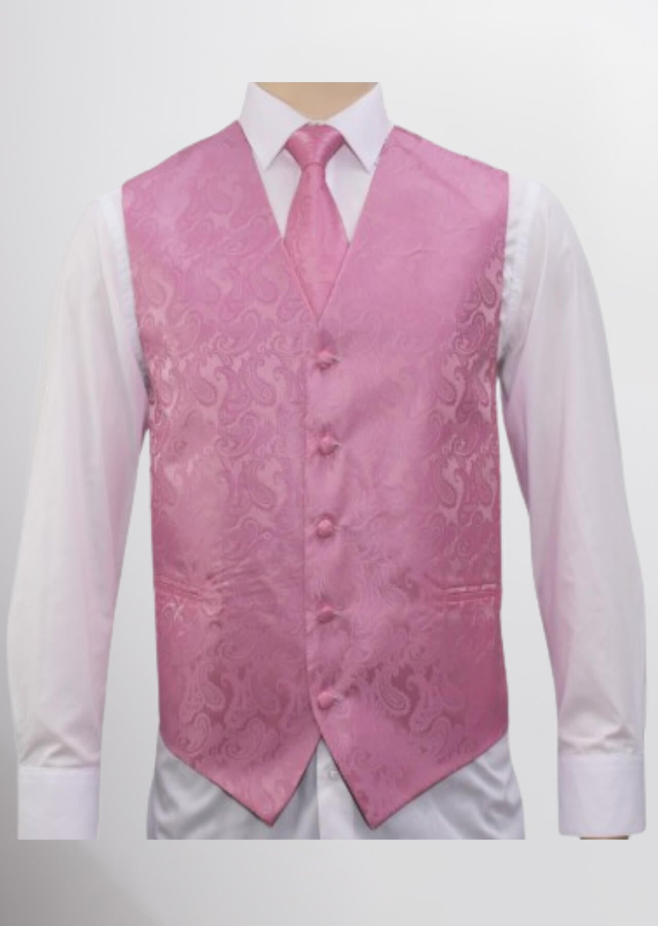 Men's Microfiber Paisley Vest