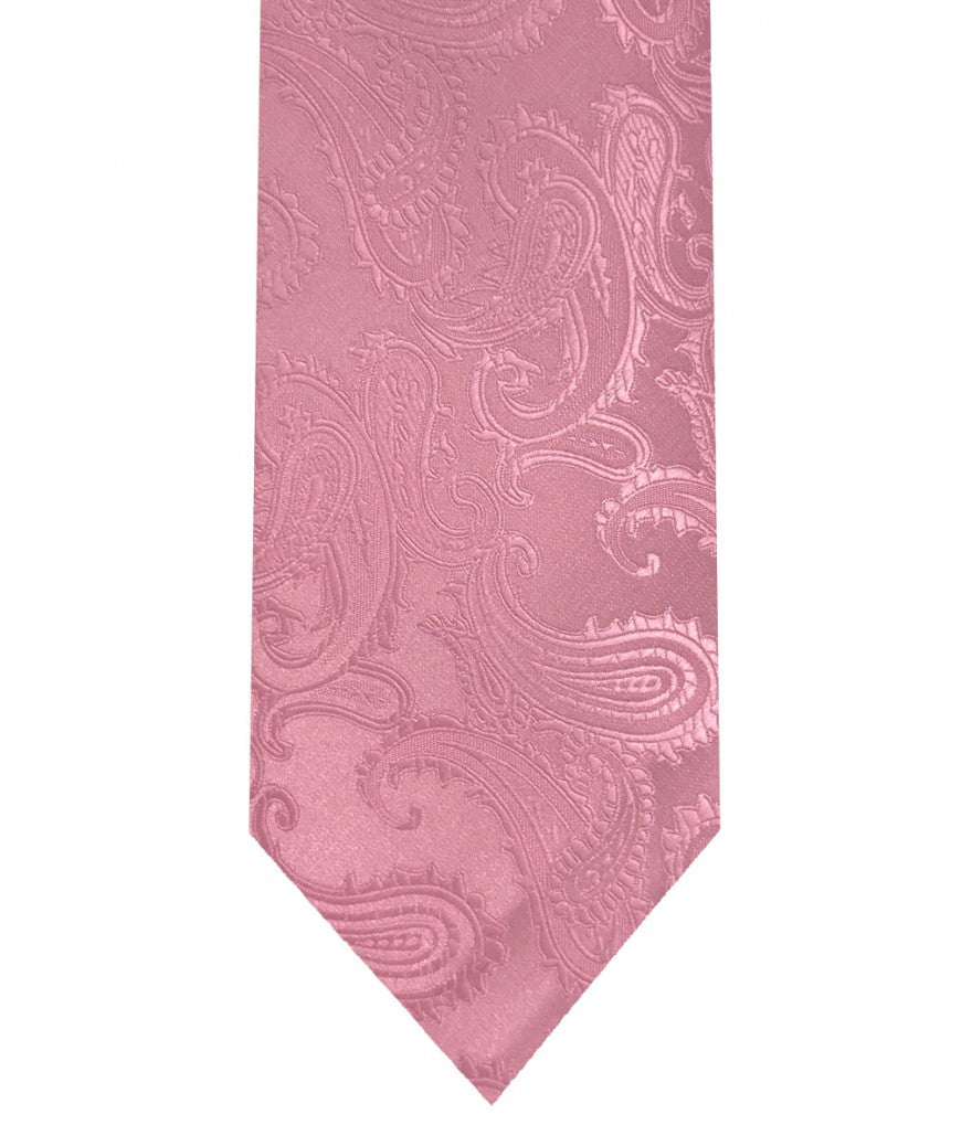 Paisley tie and pocket square set