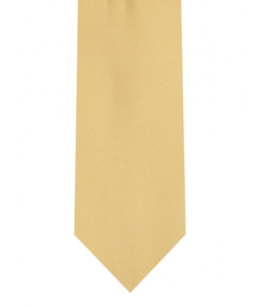 Tie and Pocket Square Set gold