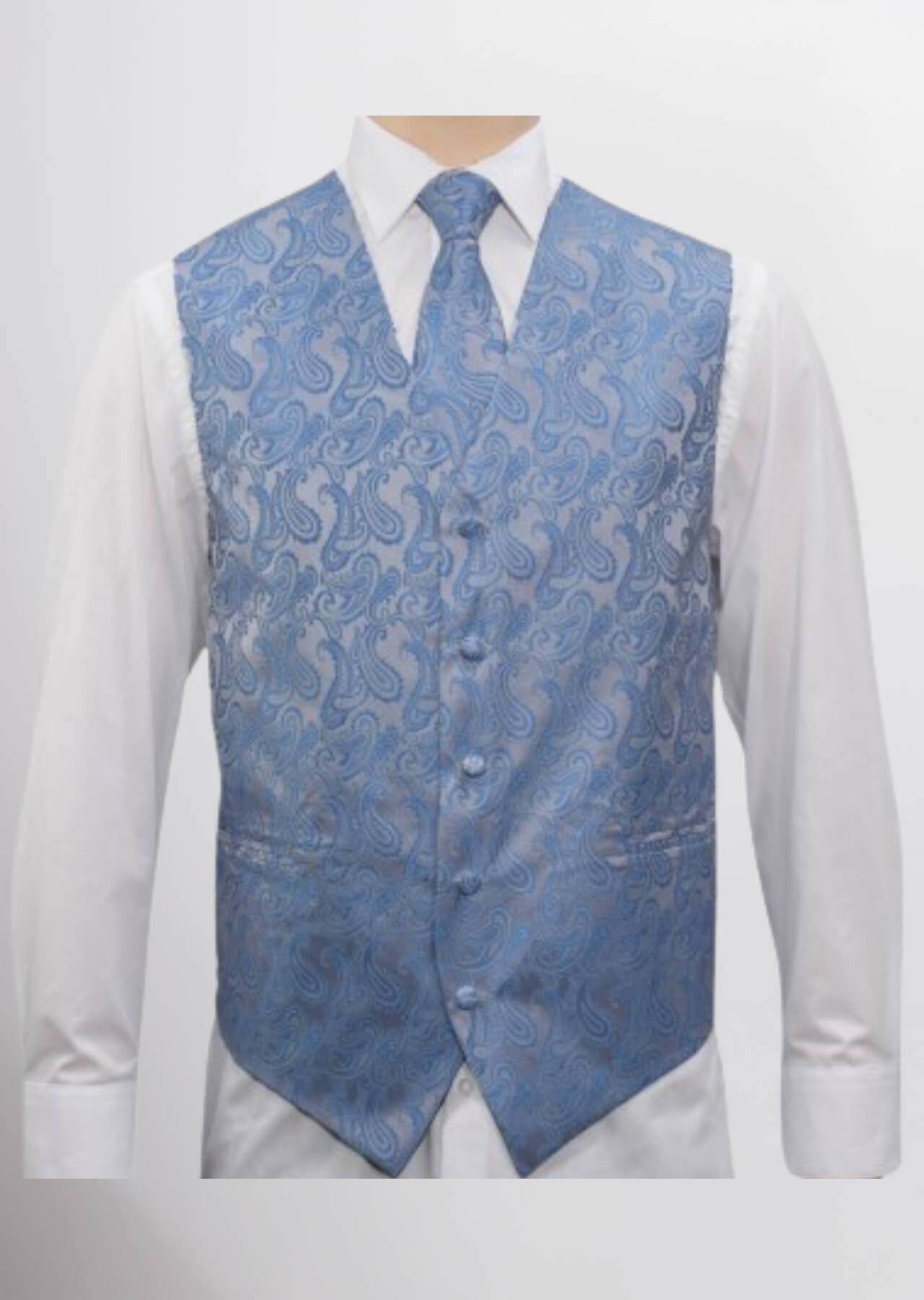 Men's Microfiber Paisley Vest