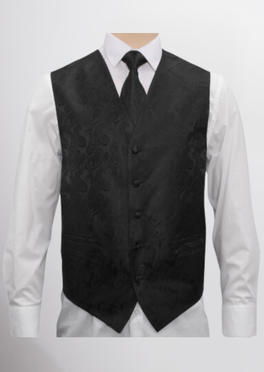 Men's Microfiber Paisley Vest