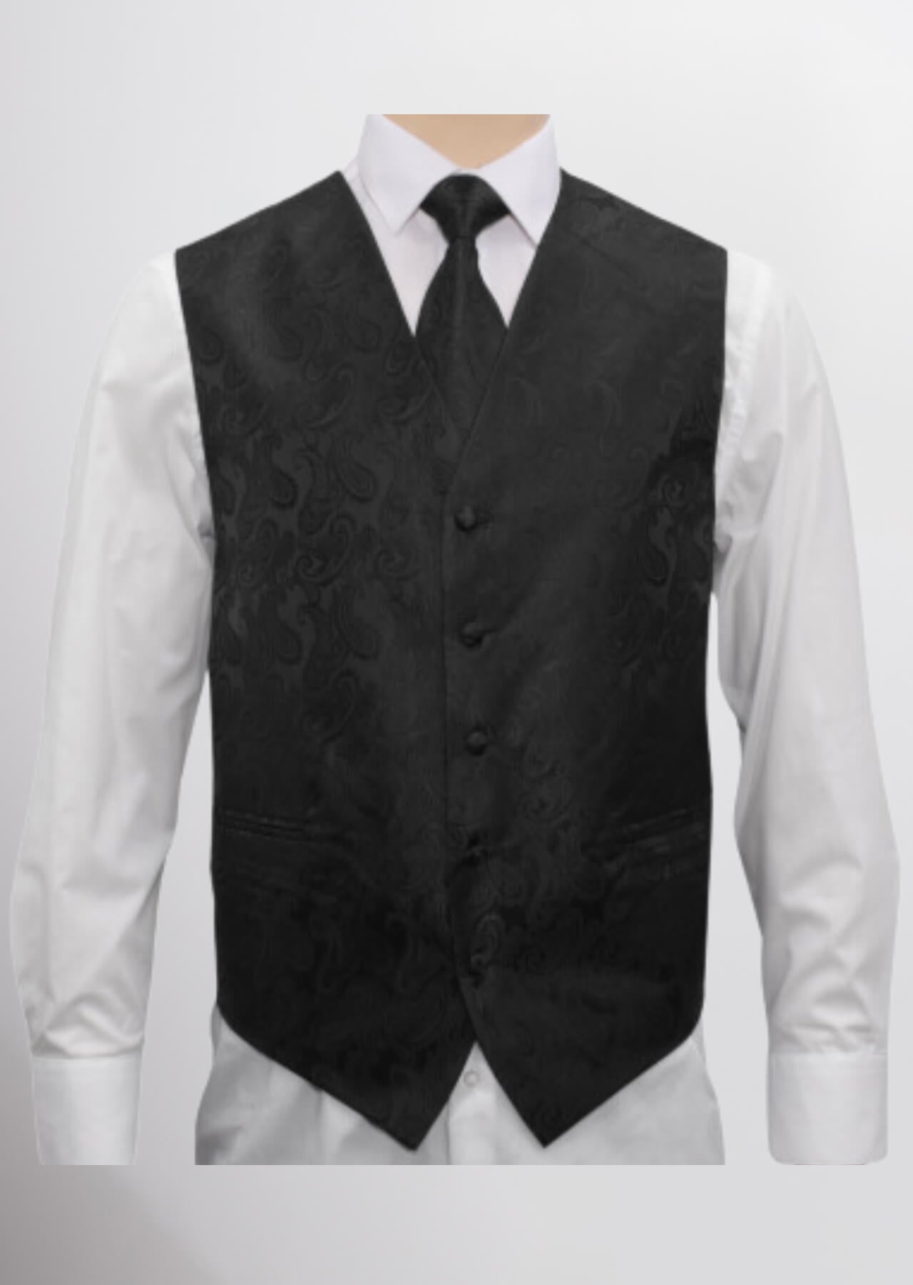 Men's Microfiber Paisley Vest