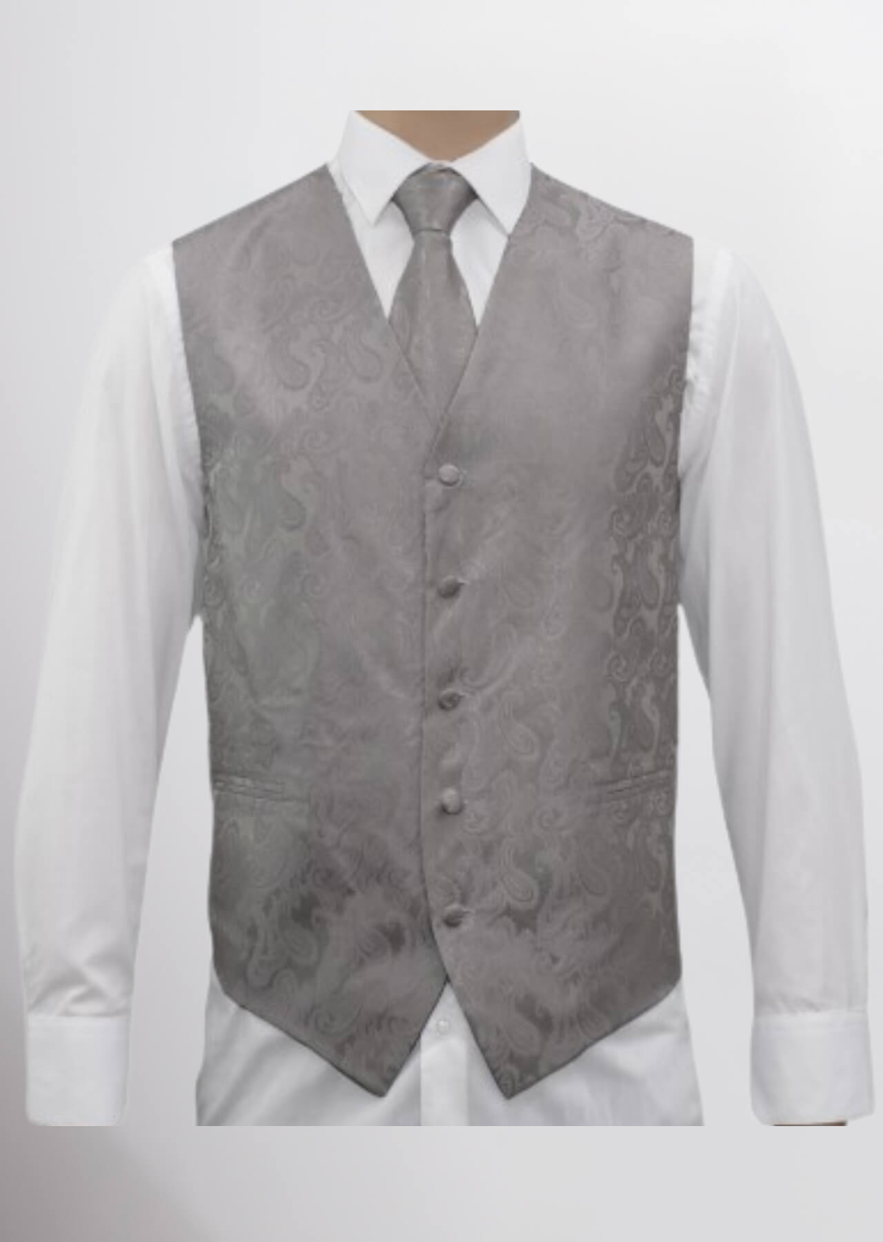 Men's Microfiber Paisley Vest