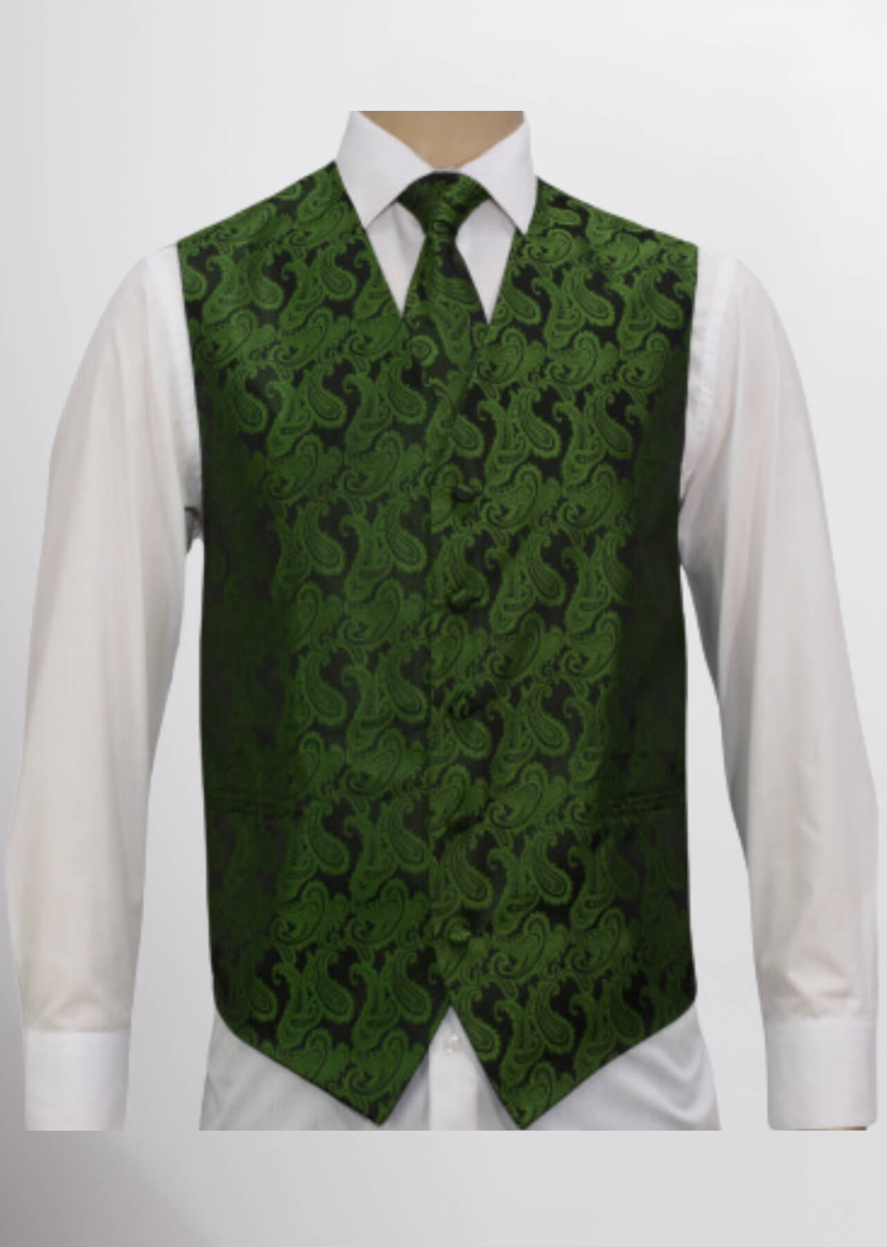 Men's Microfiber Paisley Vest