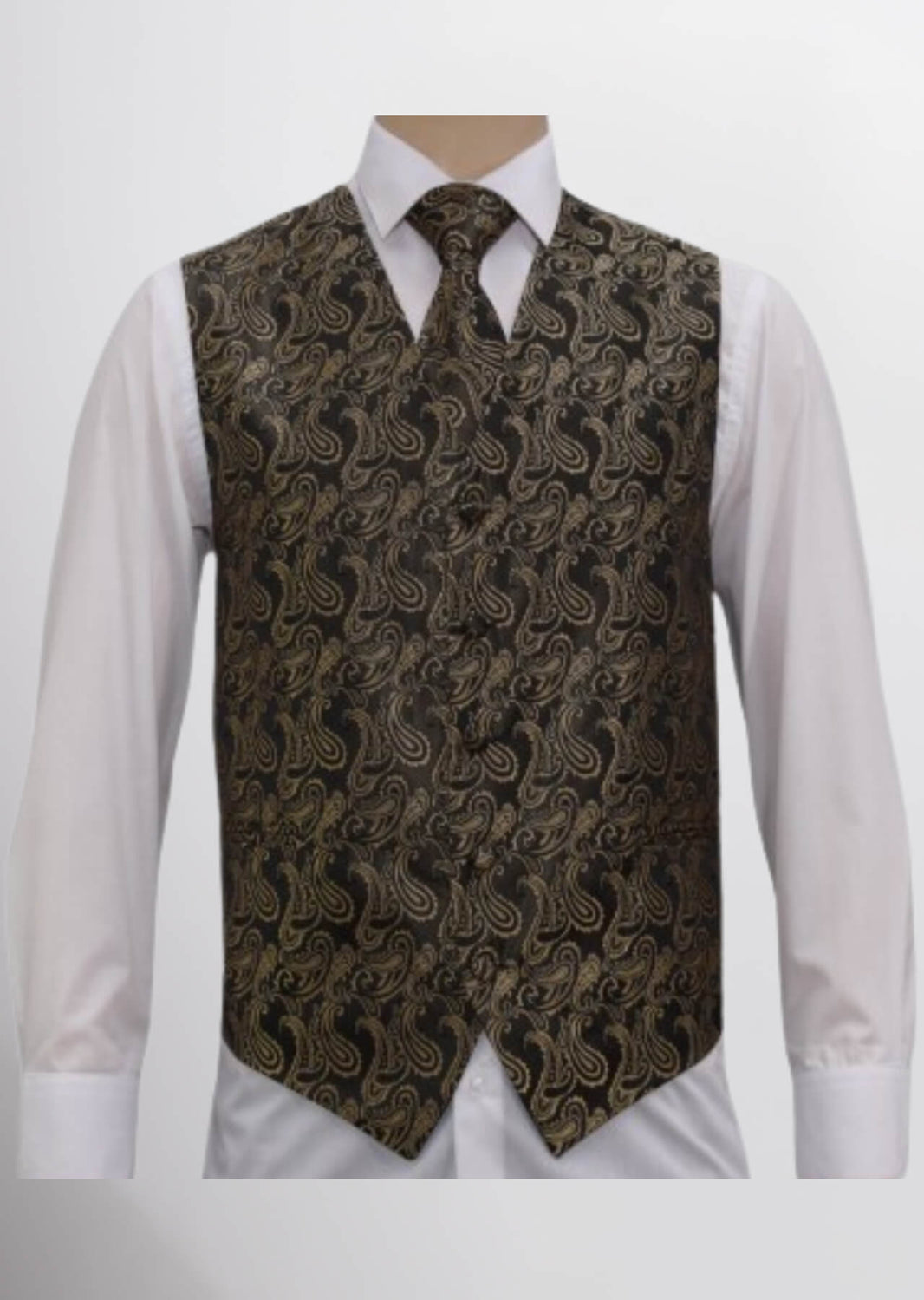 Men's Microfiber Paisley Vest